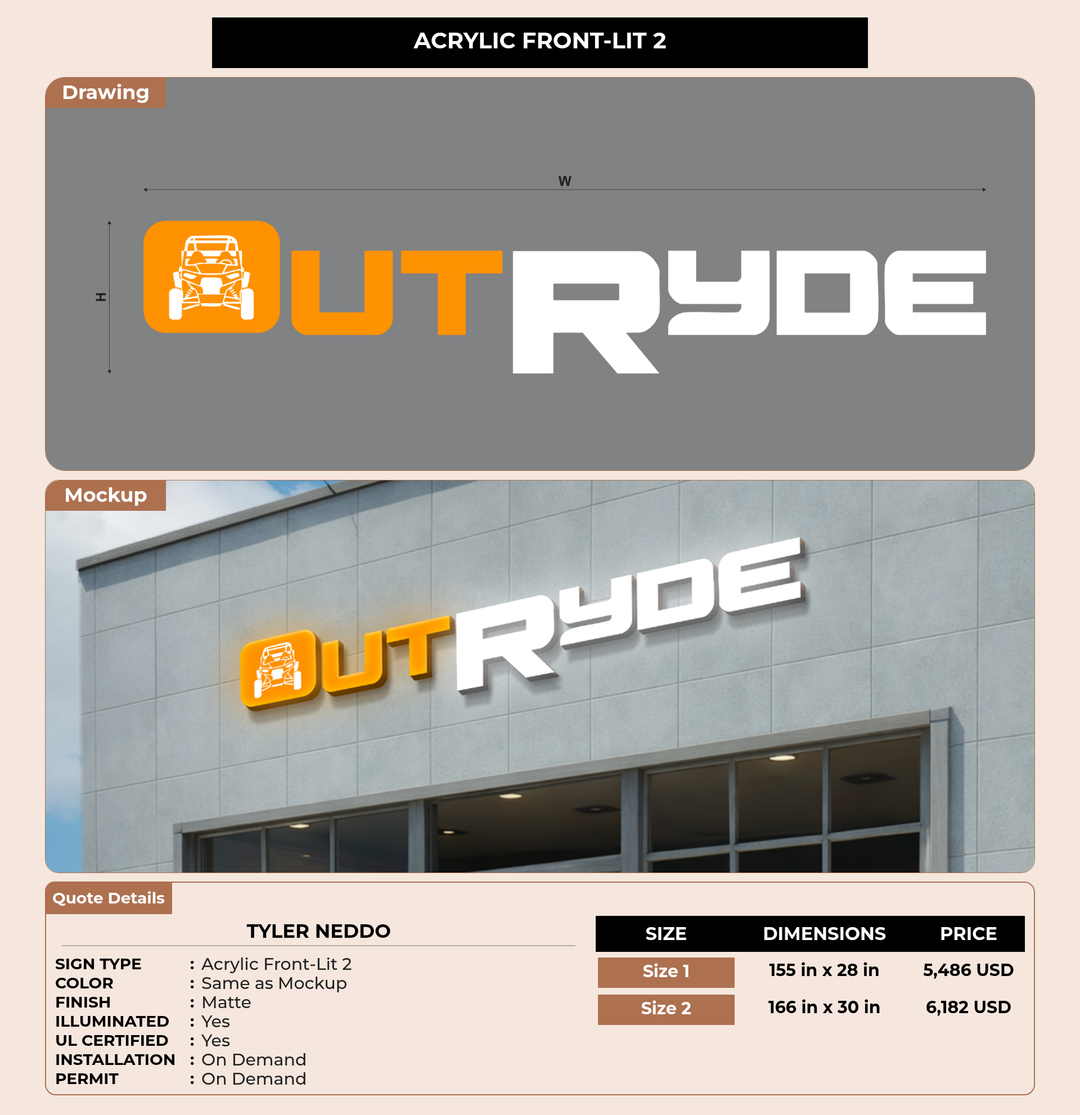 CUSTOM MOCKUP SIGN FOR Tyler Neddo
