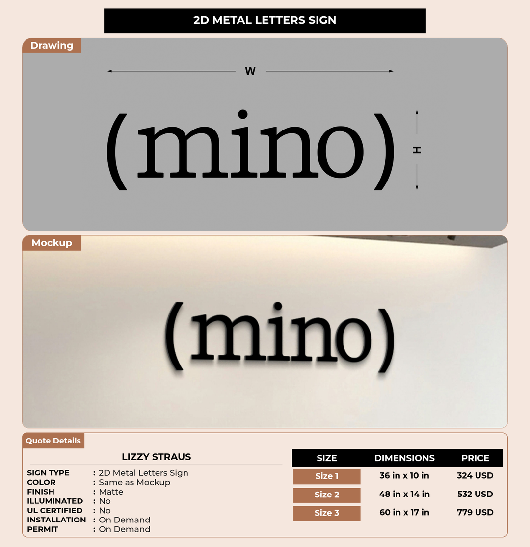 CUSTOM MOCKUP SIGN FOR lizzy Straus