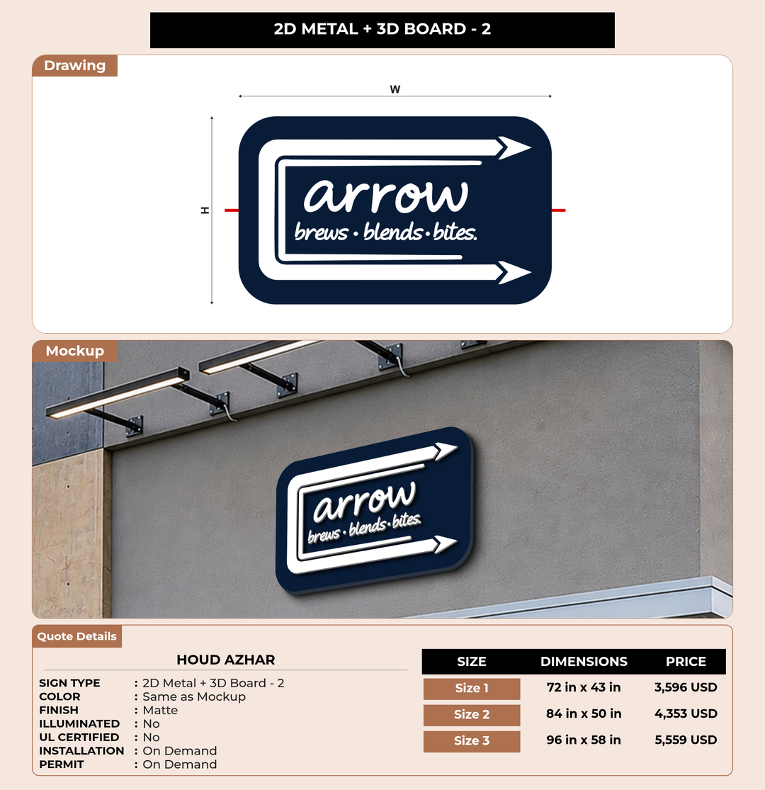 CUSTOM MOCKUP SIGN FOR Houd Azhar