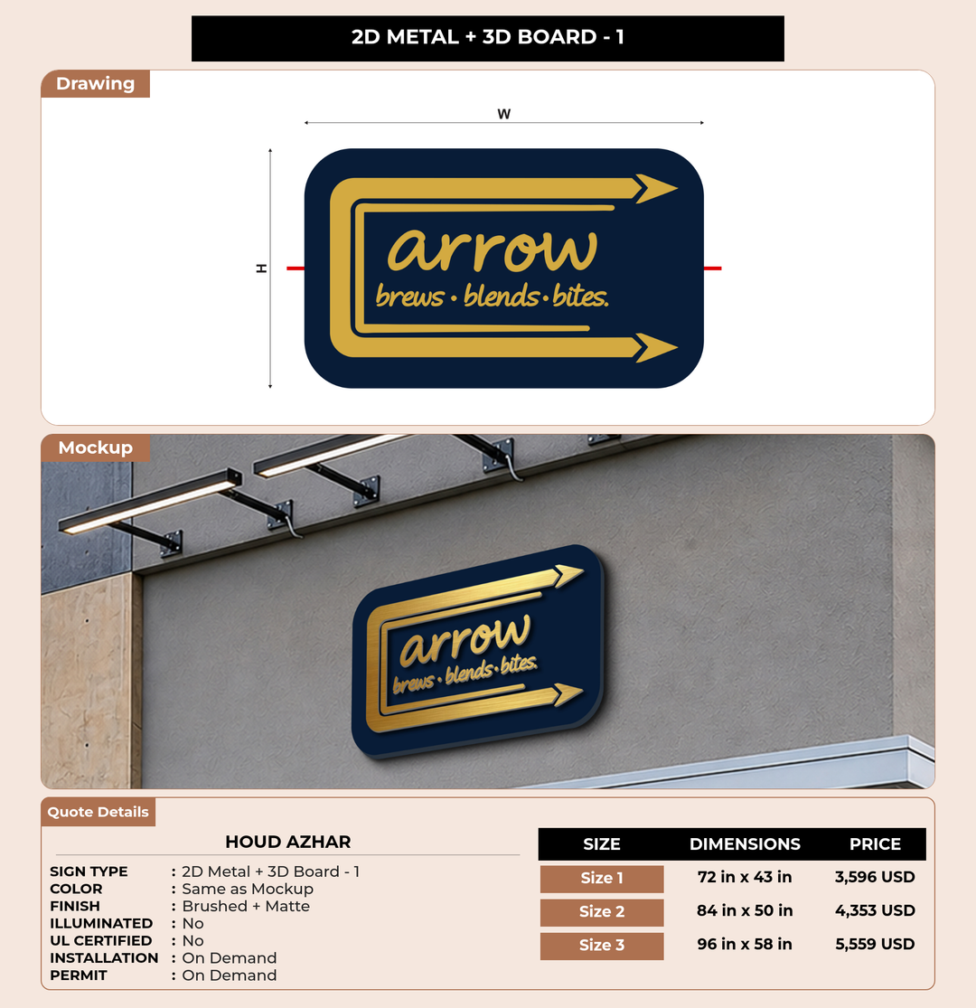 CUSTOM MOCKUP SIGN FOR Houd Azhar