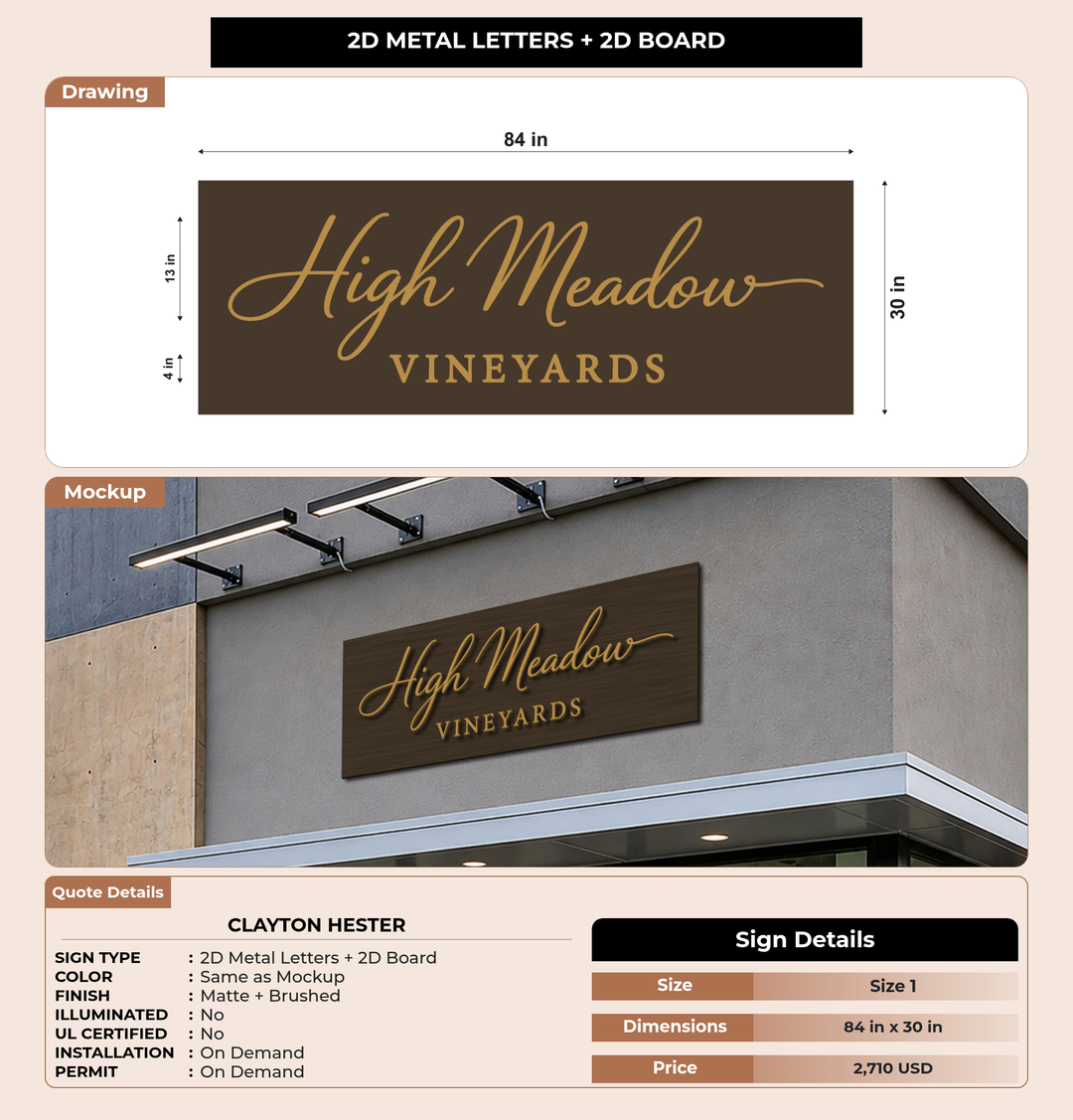 CUSTOM MOCKUP SIGN FOR Clayton Hester