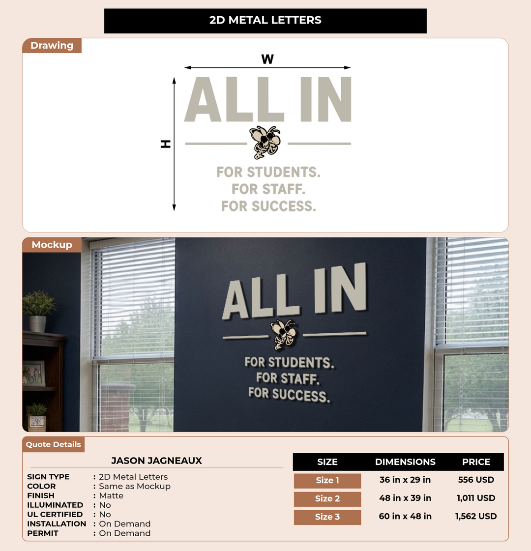 CUSTOM MOCKUP SIGN FOR Jason Jagneaux