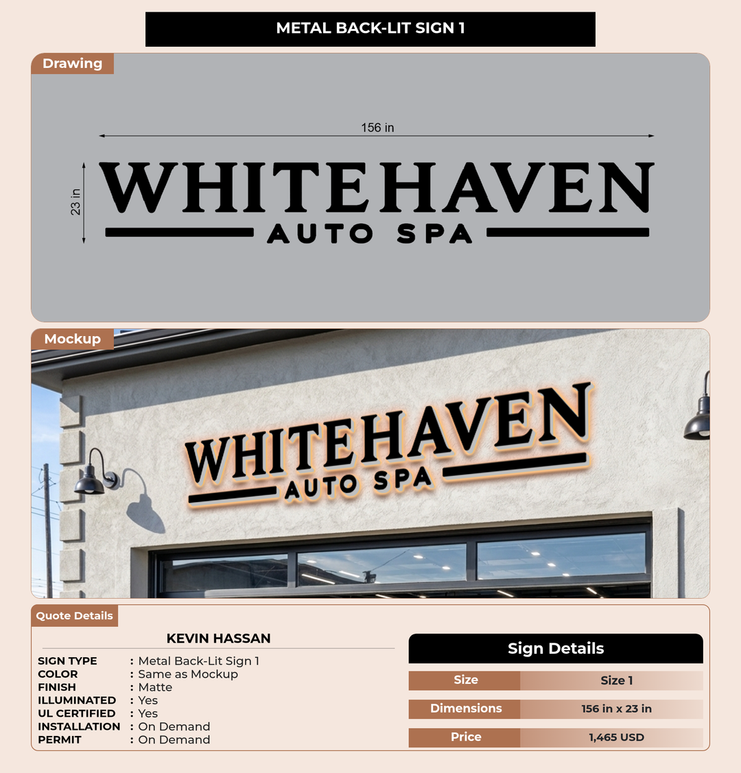 CUSTOM MOCKUP SIGN FOR kevin hassan