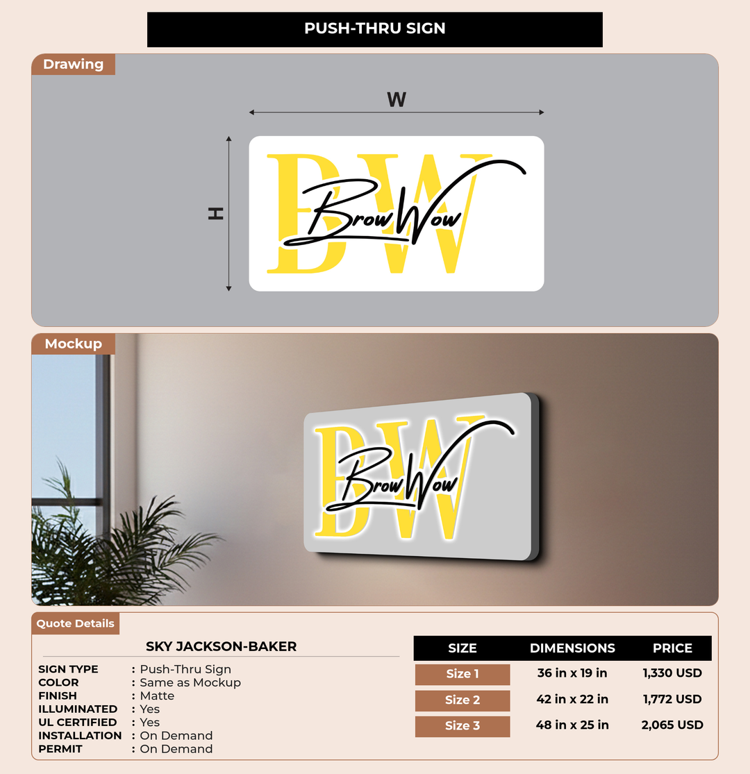 CUSTOM MOCKUP SIGN FOR Sky Jackson-Baker