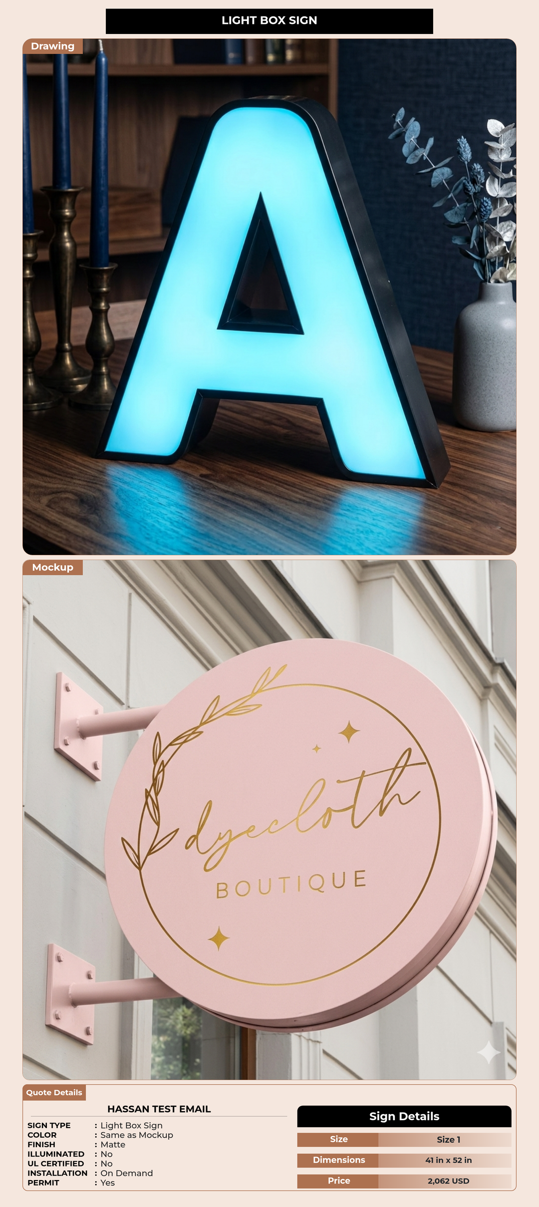 CUSTOM MOCKUP SIGN FOR hassan test email