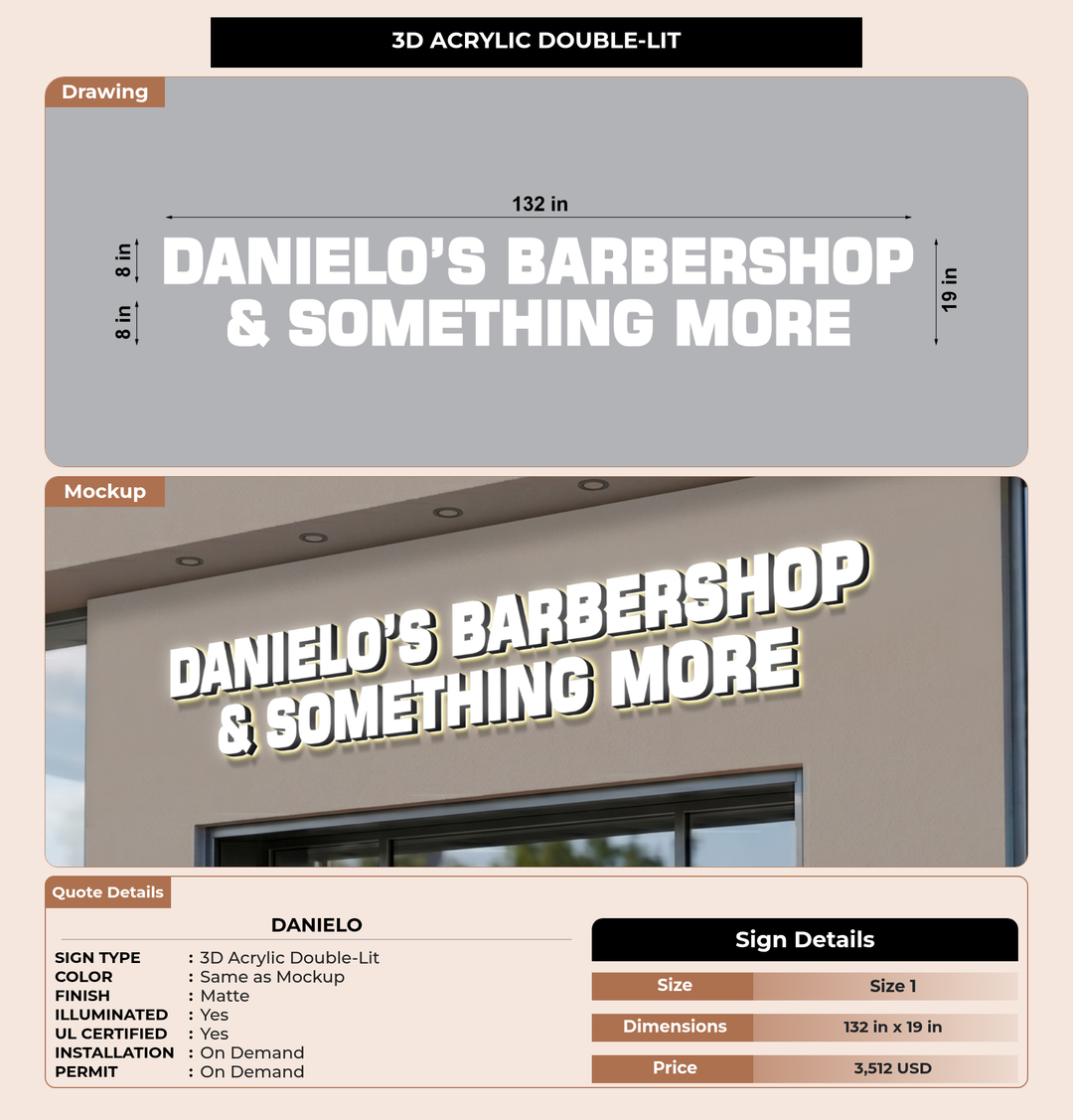 CUSTOM MOCKUP SIGN FOR danielo