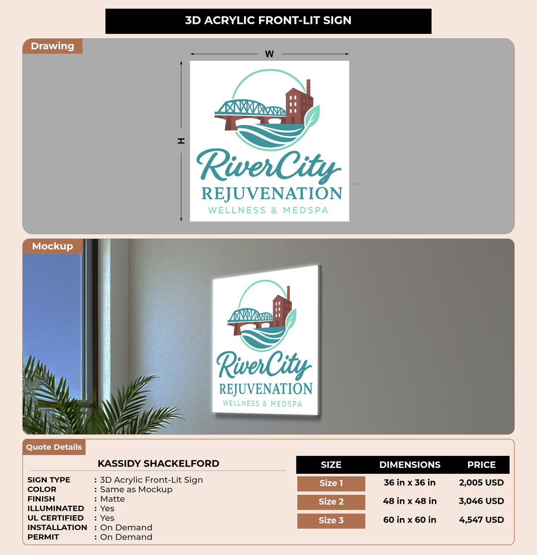 CUSTOM MOCKUP SIGN FOR kassidy shackelford