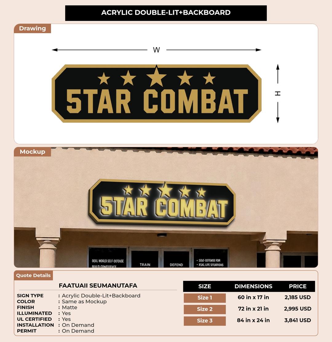 CUSTOM MOCKUP SIGN FOR Faatuaii Seumanutafa