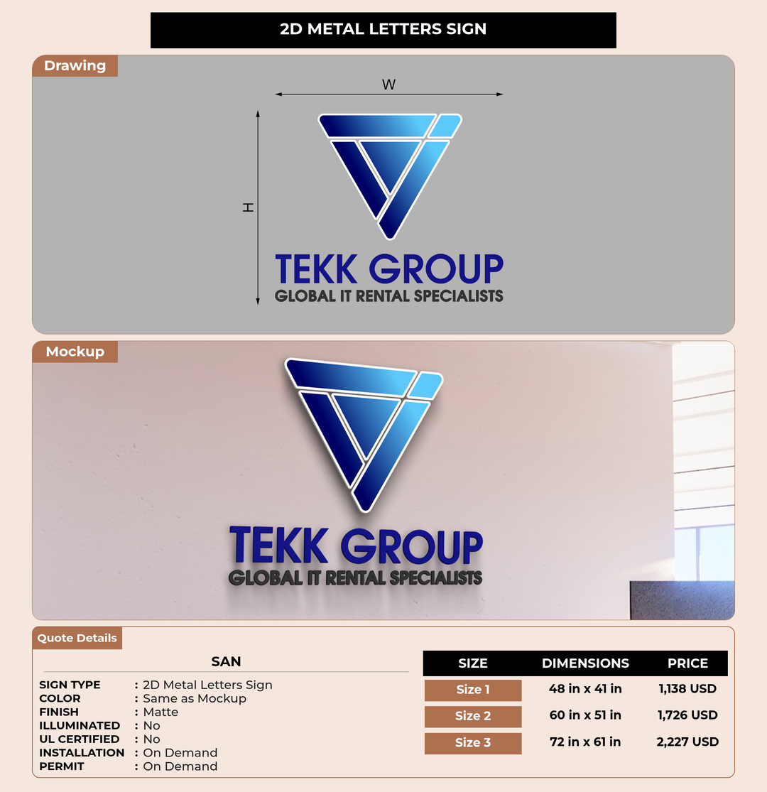 CUSTOM MOCKUP SIGN FOR San