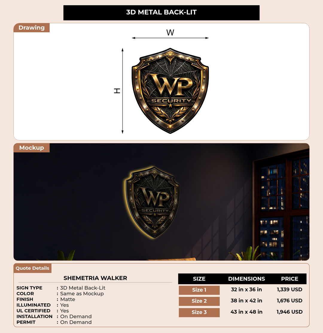 CUSTOM MOCKUP SIGN FOR Shemetria Walker