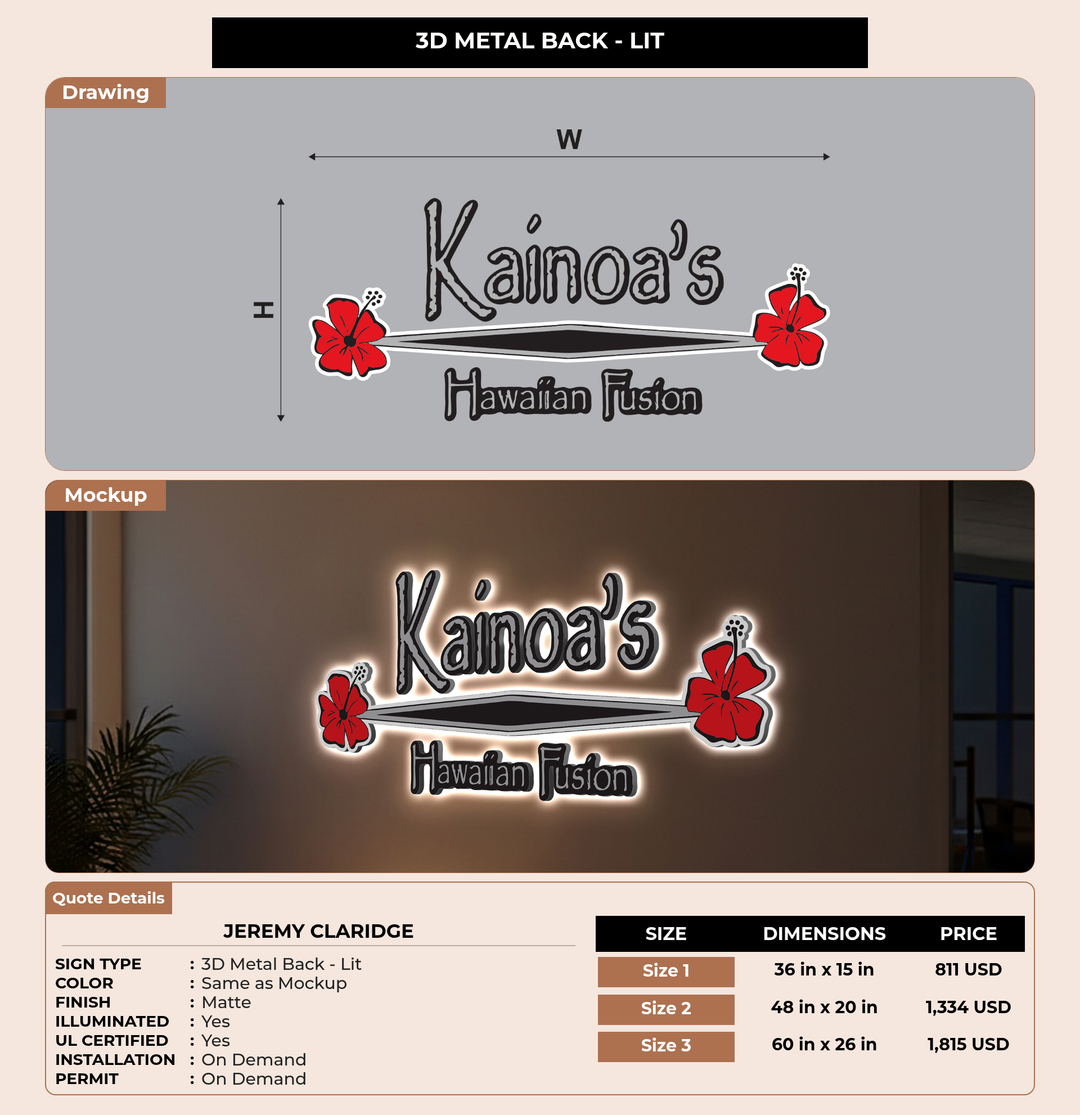 CUSTOM MOCKUP SIGN FOR Jeremy Claridge