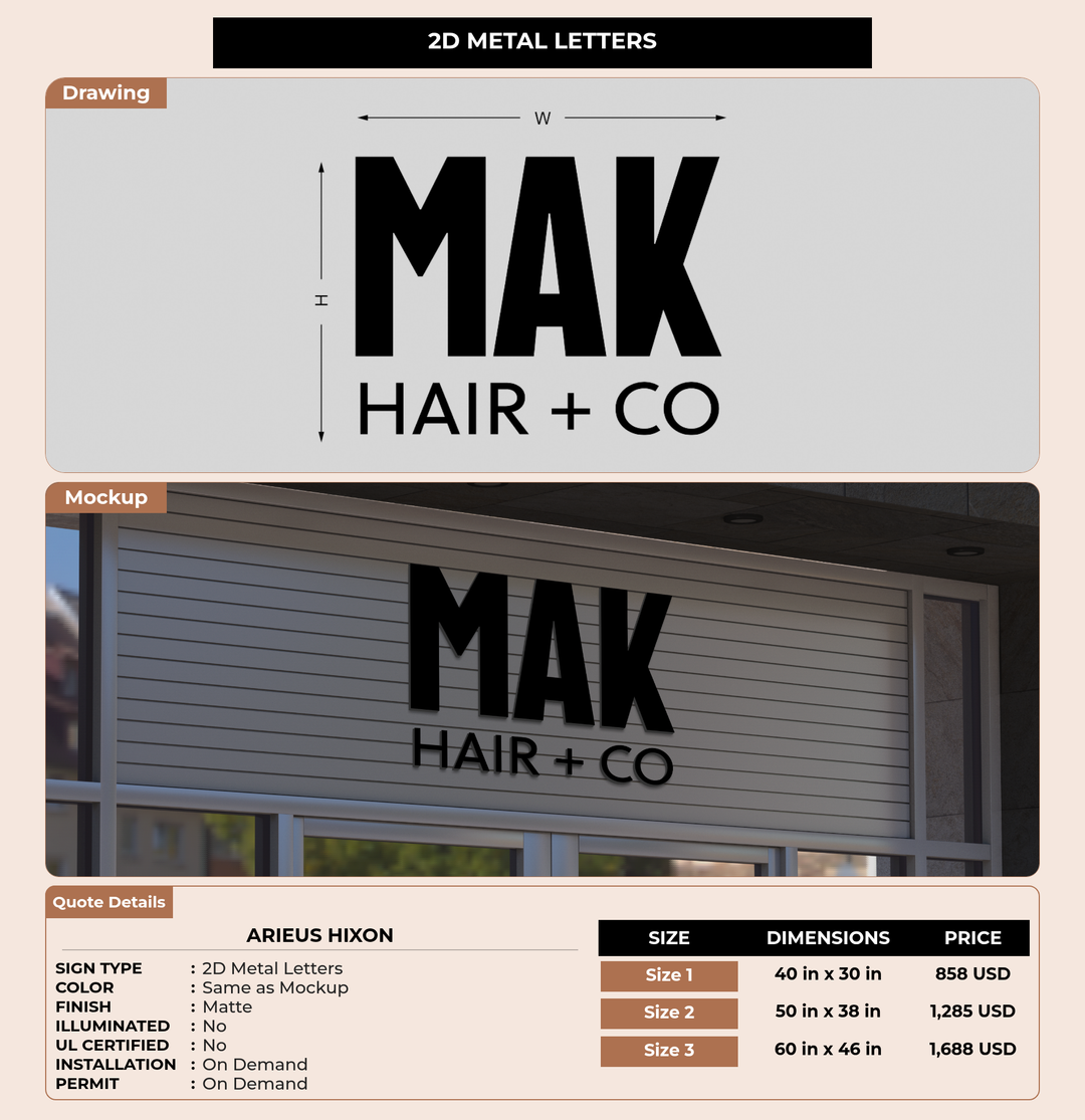 CUSTOM MOCKUP SIGN FOR Arieus Hixon