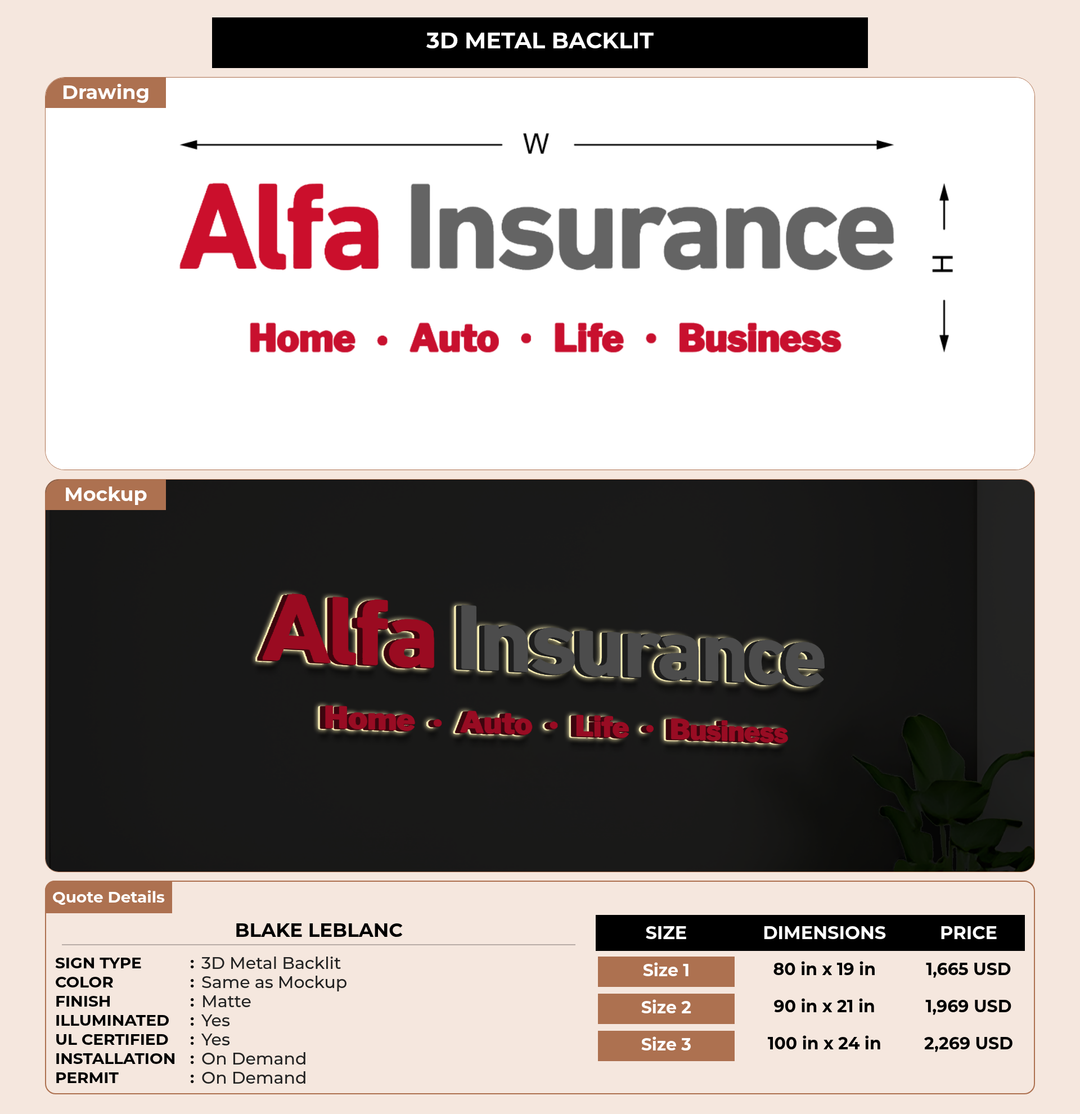 CUSTOM MOCKUP SIGN FOR Blake LeBlanc