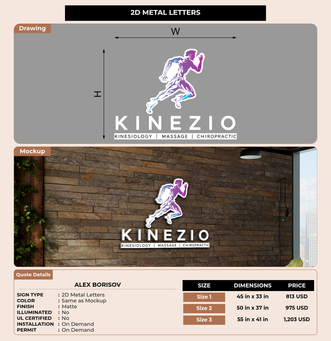 CUSTOM MOCKUP SIGN FOR Alex Borisov
