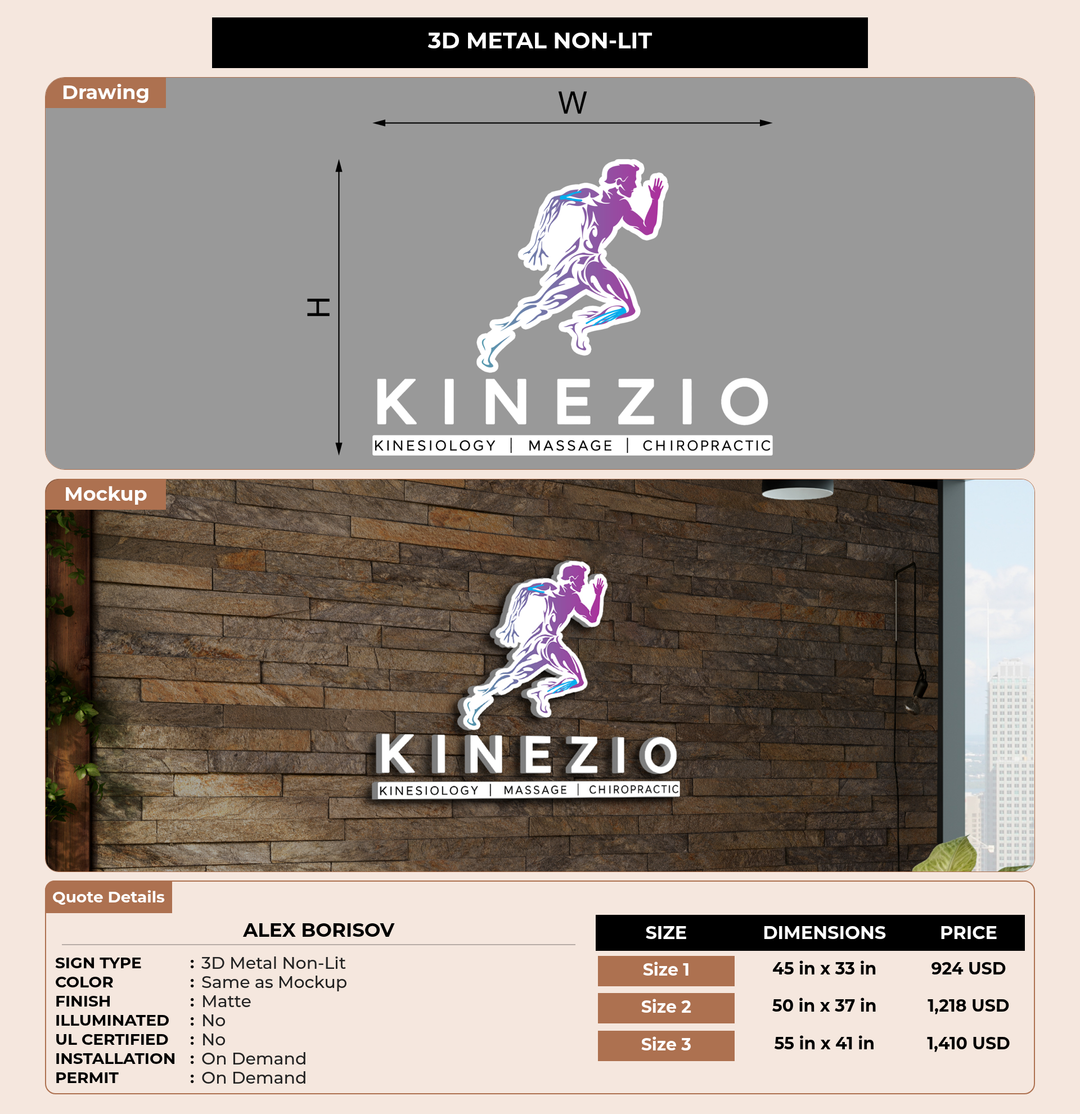 CUSTOM MOCKUP SIGN FOR Alex Borisov