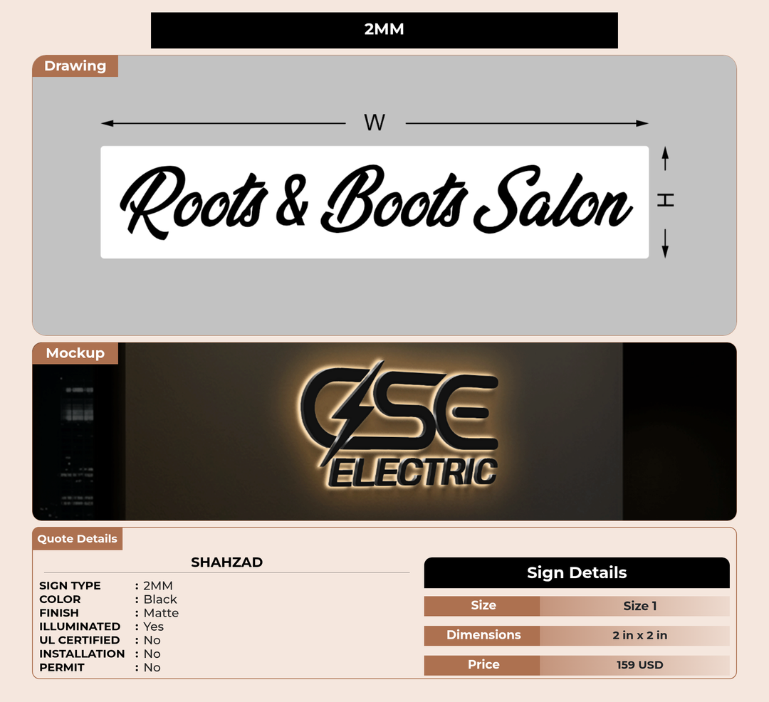 CUSTOM MOCKUP SIGN FOR shahzad
