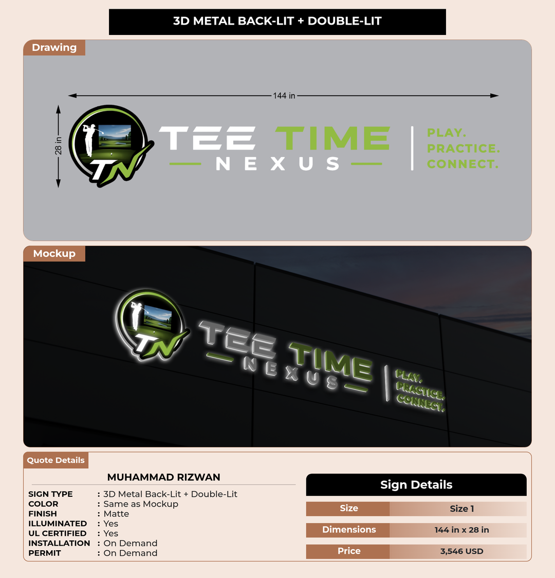 CUSTOM MOCKUP SIGN FOR MUHAMMAD RIZWAN