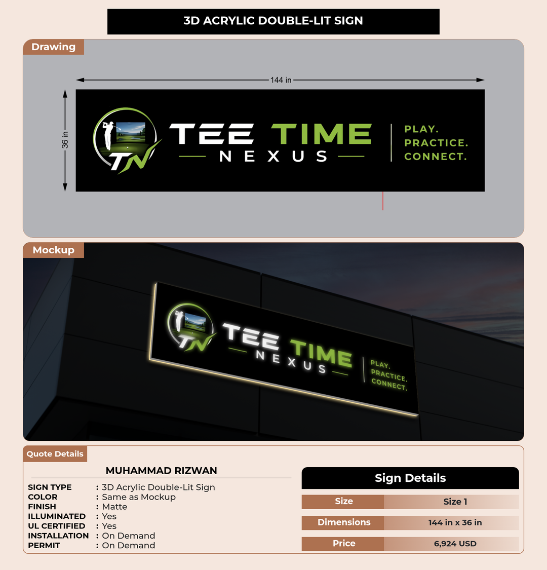 CUSTOM MOCKUP SIGN FOR MUHAMMAD RIZWAN