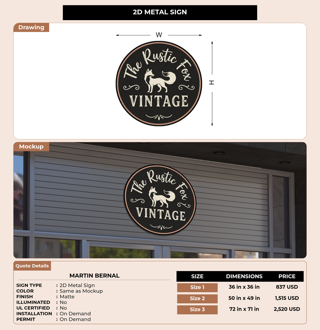 CUSTOM MOCKUP SIGN FOR Martin Bernal