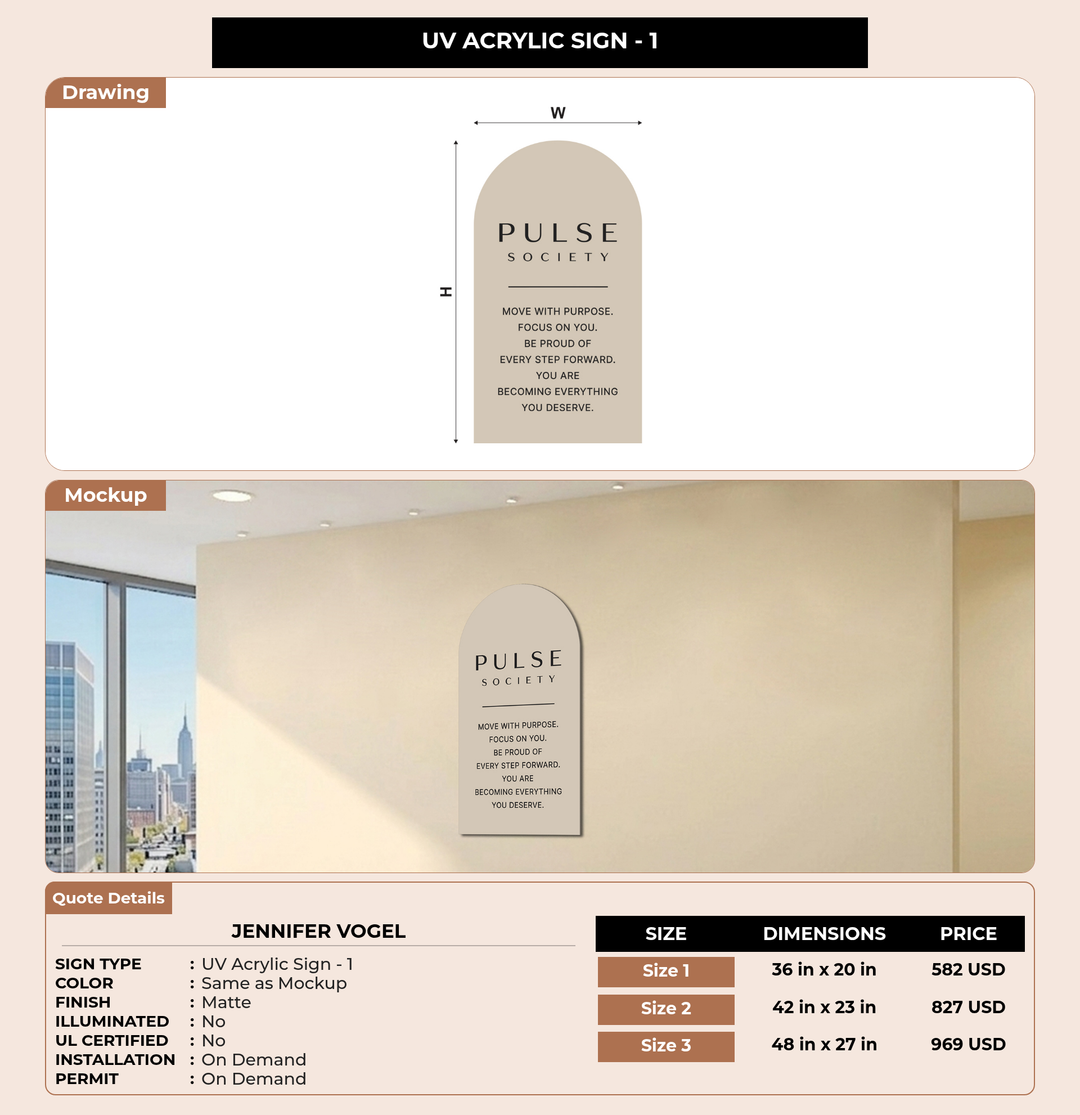 CUSTOM MOCKUP SIGN FOR Jennifer Vogel