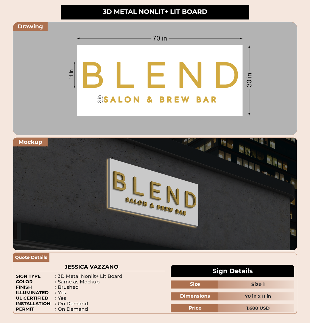 CUSTOM MOCKUP SIGN FOR jessica vazzano