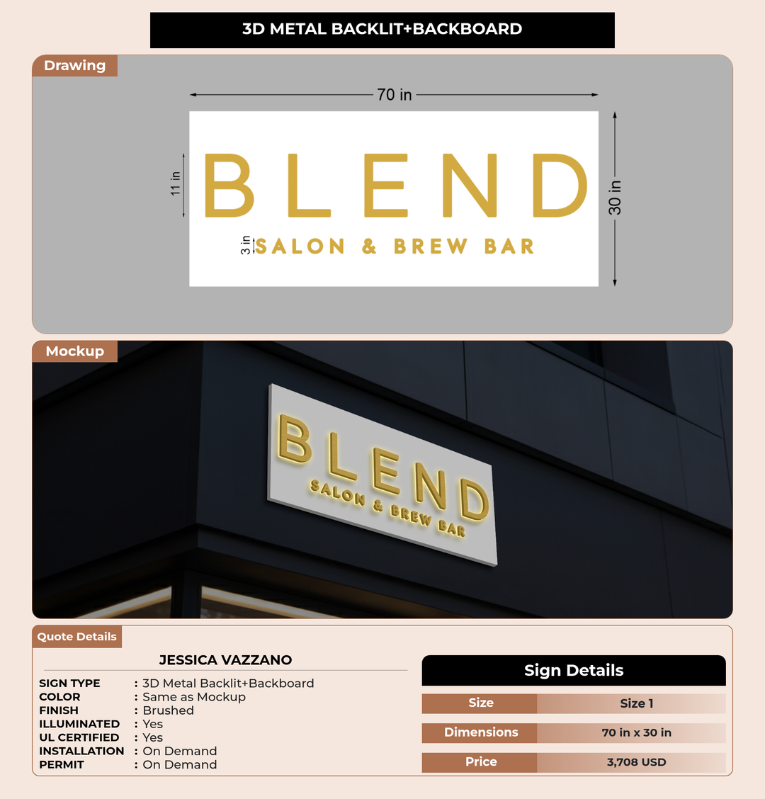 CUSTOM MOCKUP SIGN FOR jessica vazzano