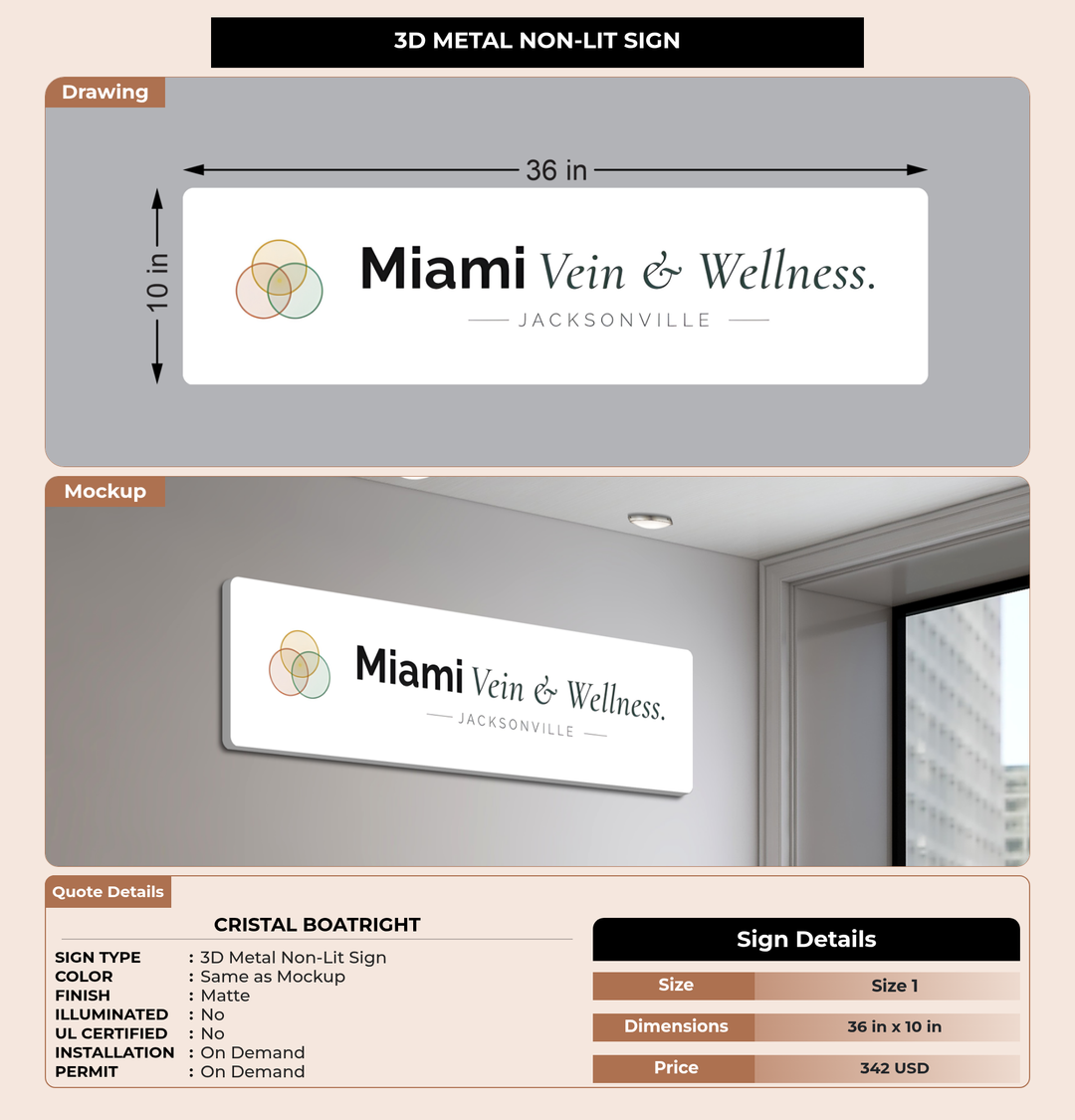 CUSTOM MOCKUP SIGN FOR Cristal Boatright