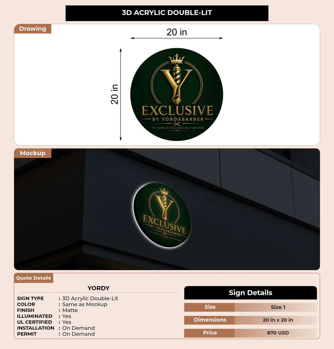 CUSTOM MOCKUP SIGN FOR Yordy
