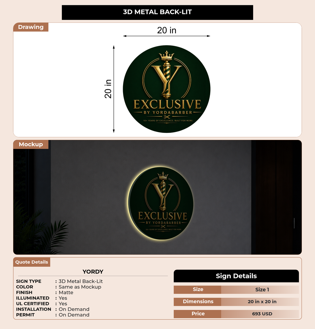 CUSTOM MOCKUP SIGN FOR Yordy