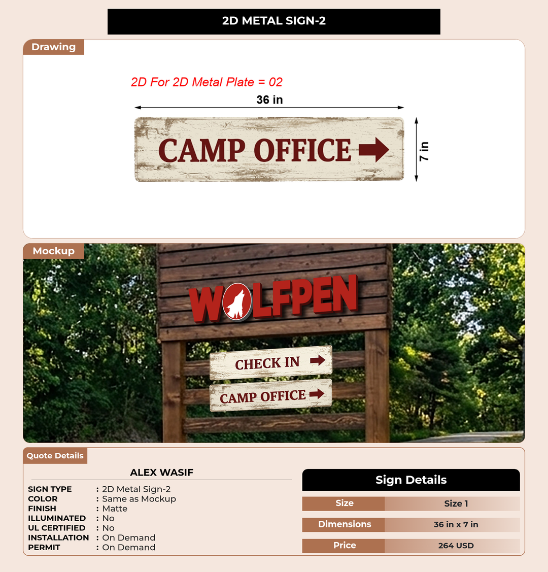CUSTOM MOCKUP SIGN FOR Alex Wasif
