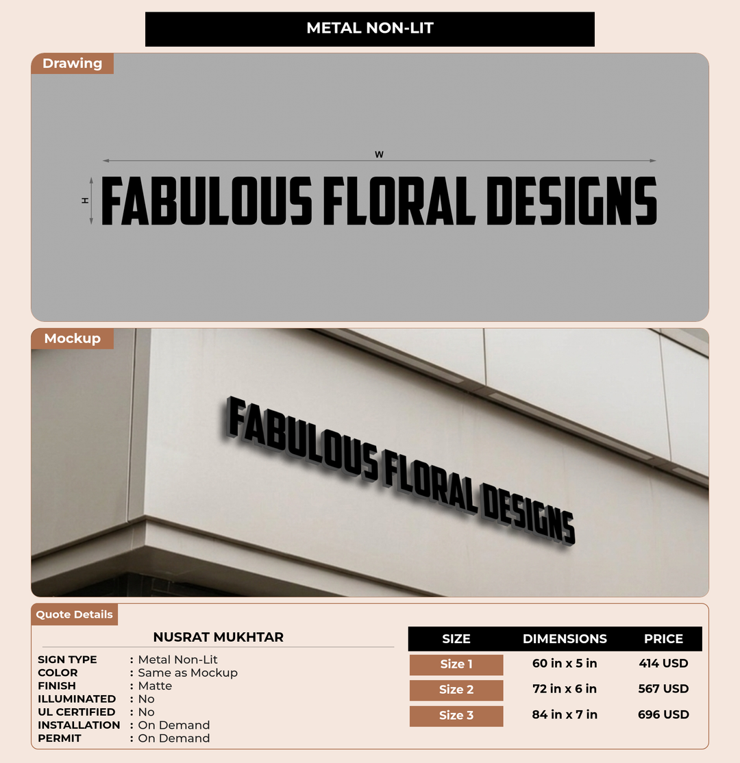 CUSTOM MOCKUP SIGN FOR Nusrat Mukhtar