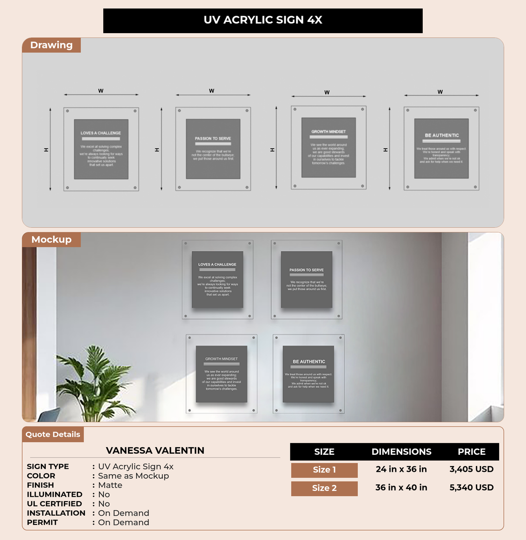 CUSTOM MOCKUP SIGN FOR Vanessa Valentin