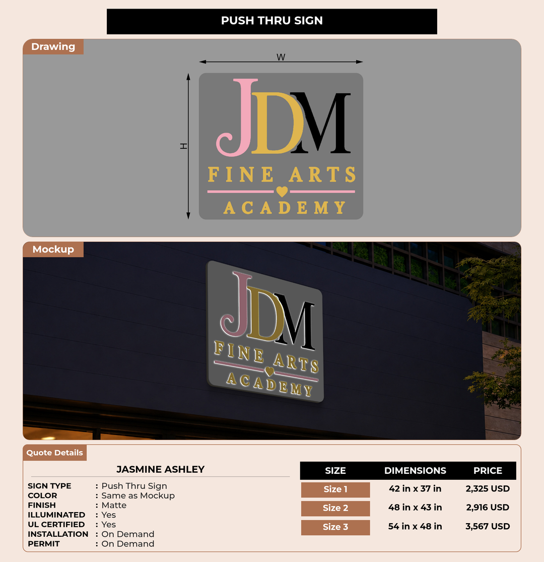 CUSTOM MOCKUP SIGN FOR Jasmine Ashley