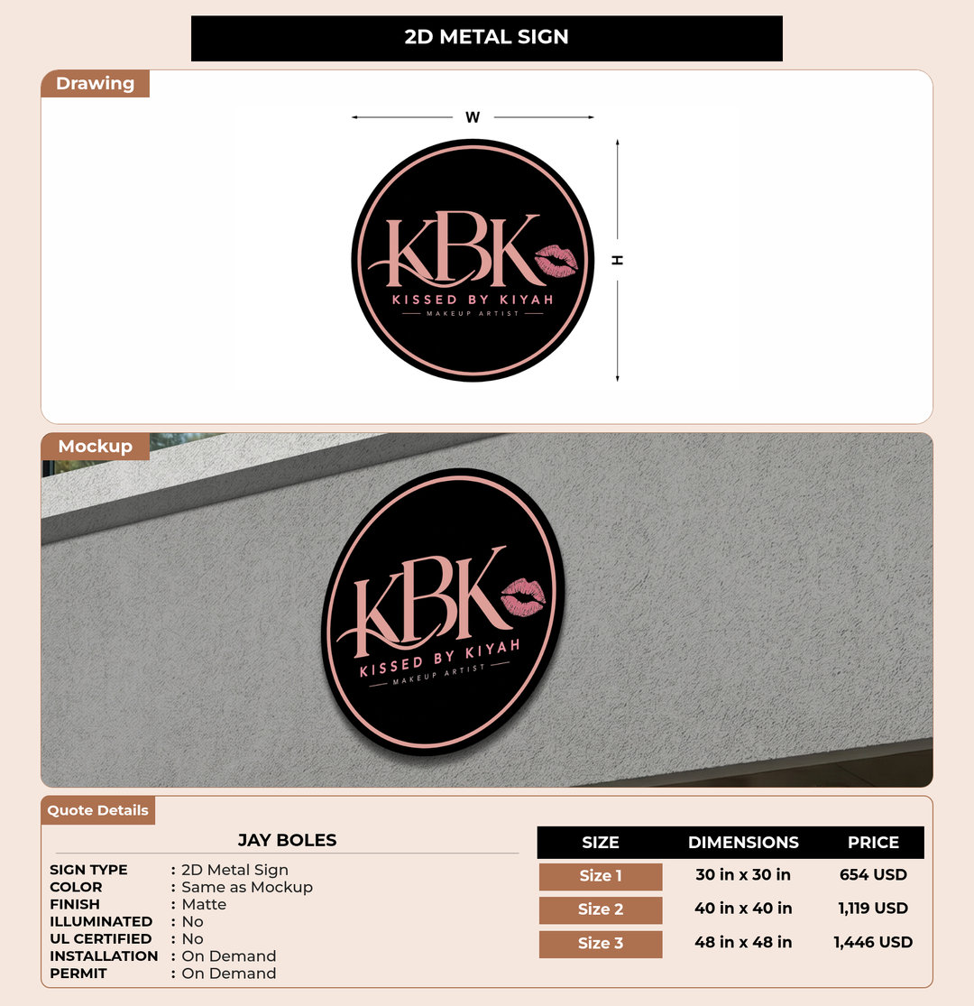CUSTOM MOCKUP SIGN FOR Jay Boles