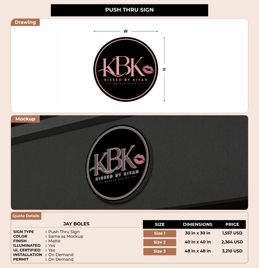 CUSTOM MOCKUP SIGN FOR Jay Boles