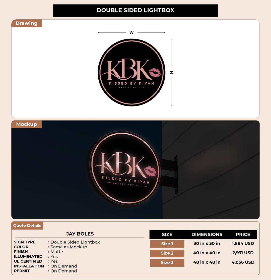 CUSTOM MOCKUP SIGN FOR Jay Boles