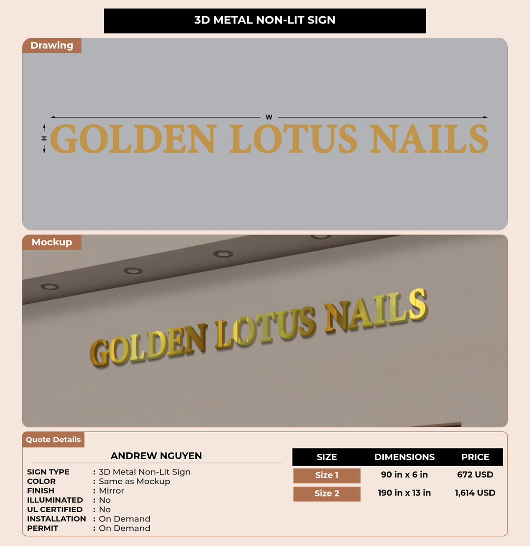 CUSTOM MOCKUP SIGN FOR Andrew Nguyen