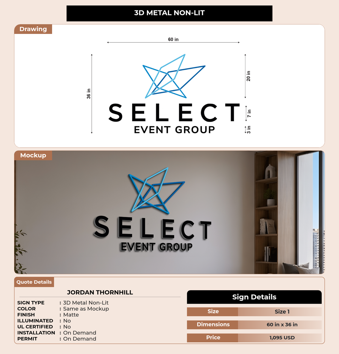 CUSTOM MOCKUP SIGN FOR Jordan Thornhill