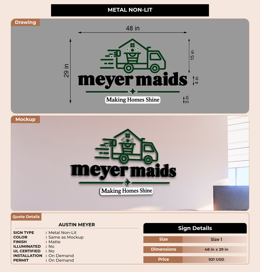 CUSTOM MOCKUP SIGN FOR Austin Meyer