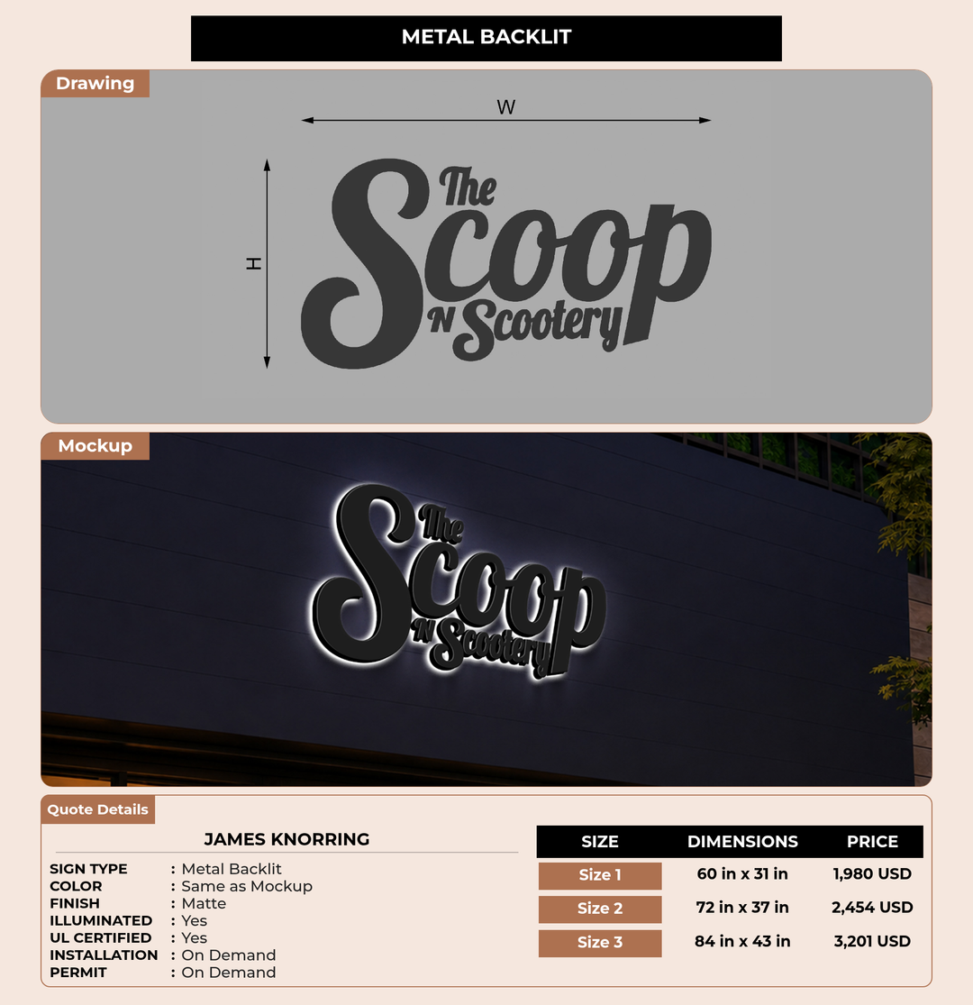CUSTOM MOCKUP SIGN FOR James Knorring
