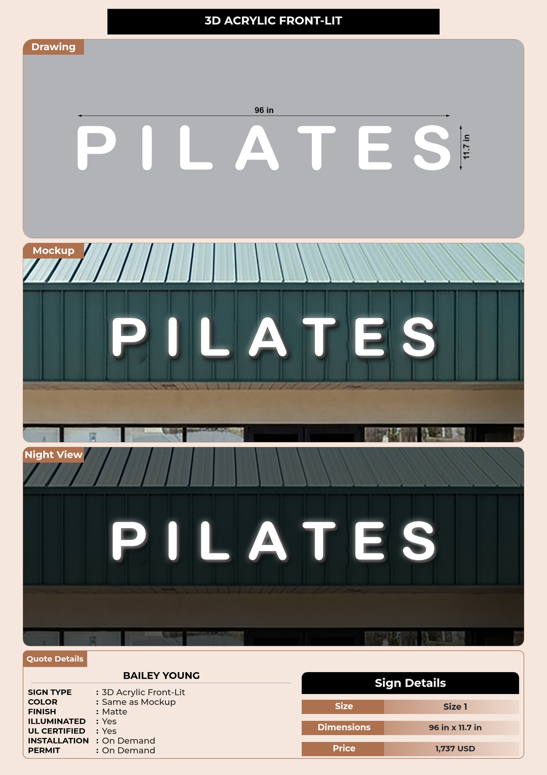 CUSTOM MOCKUP SIGN FOR bailey young