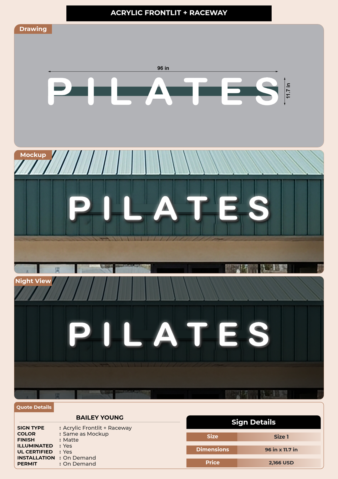 CUSTOM MOCKUP SIGN FOR bailey young