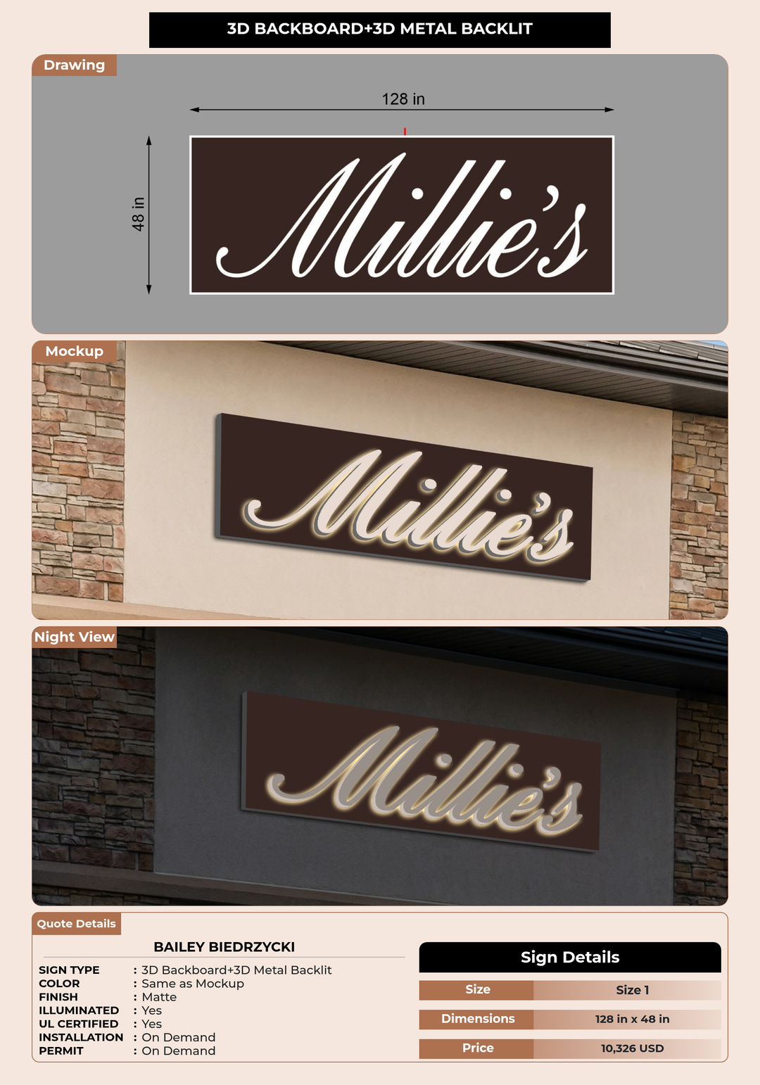 CUSTOM MOCKUP SIGN FOR Bailey Biedrzycki
