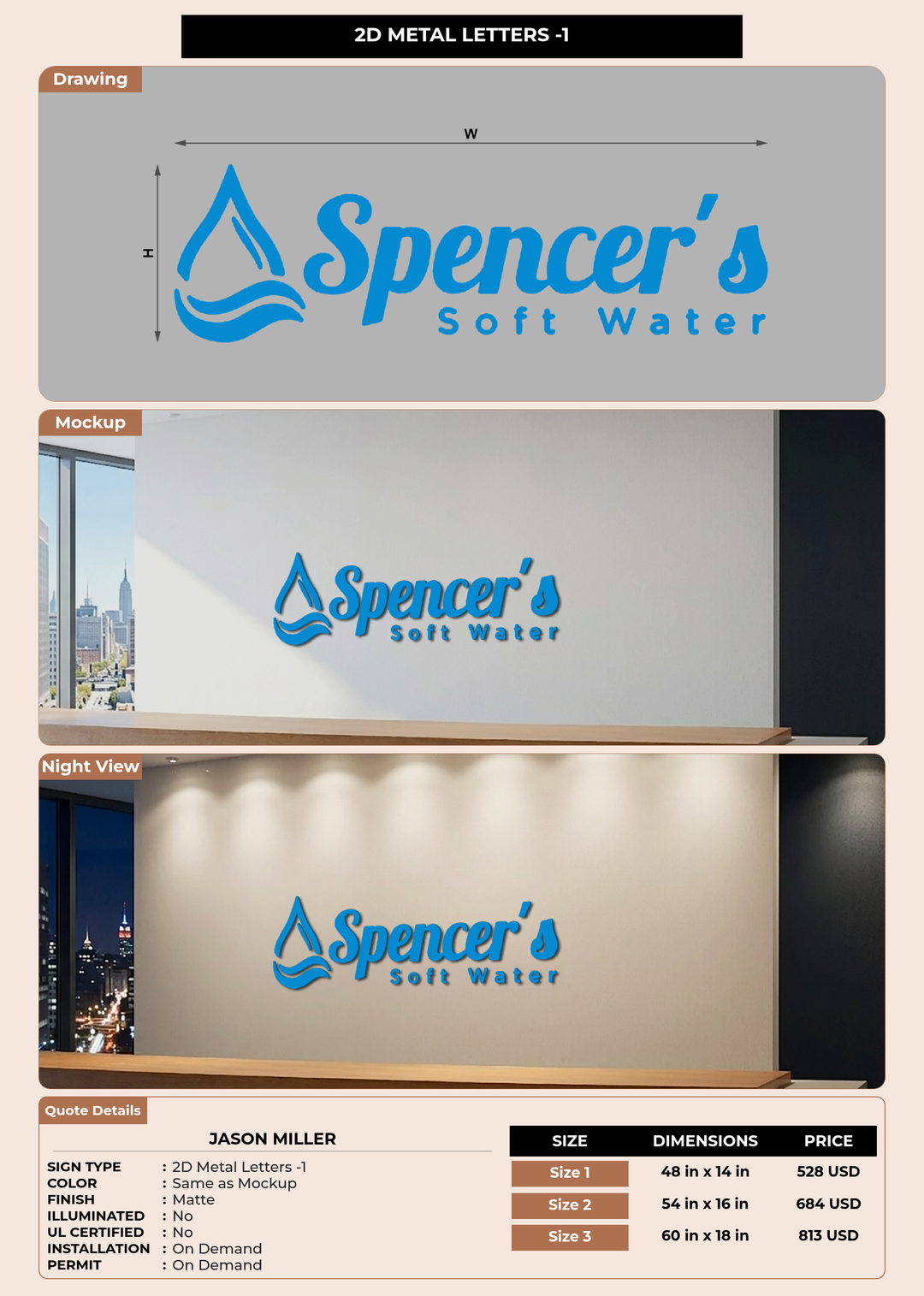 CUSTOM MOCKUP SIGN FOR Jason Miller