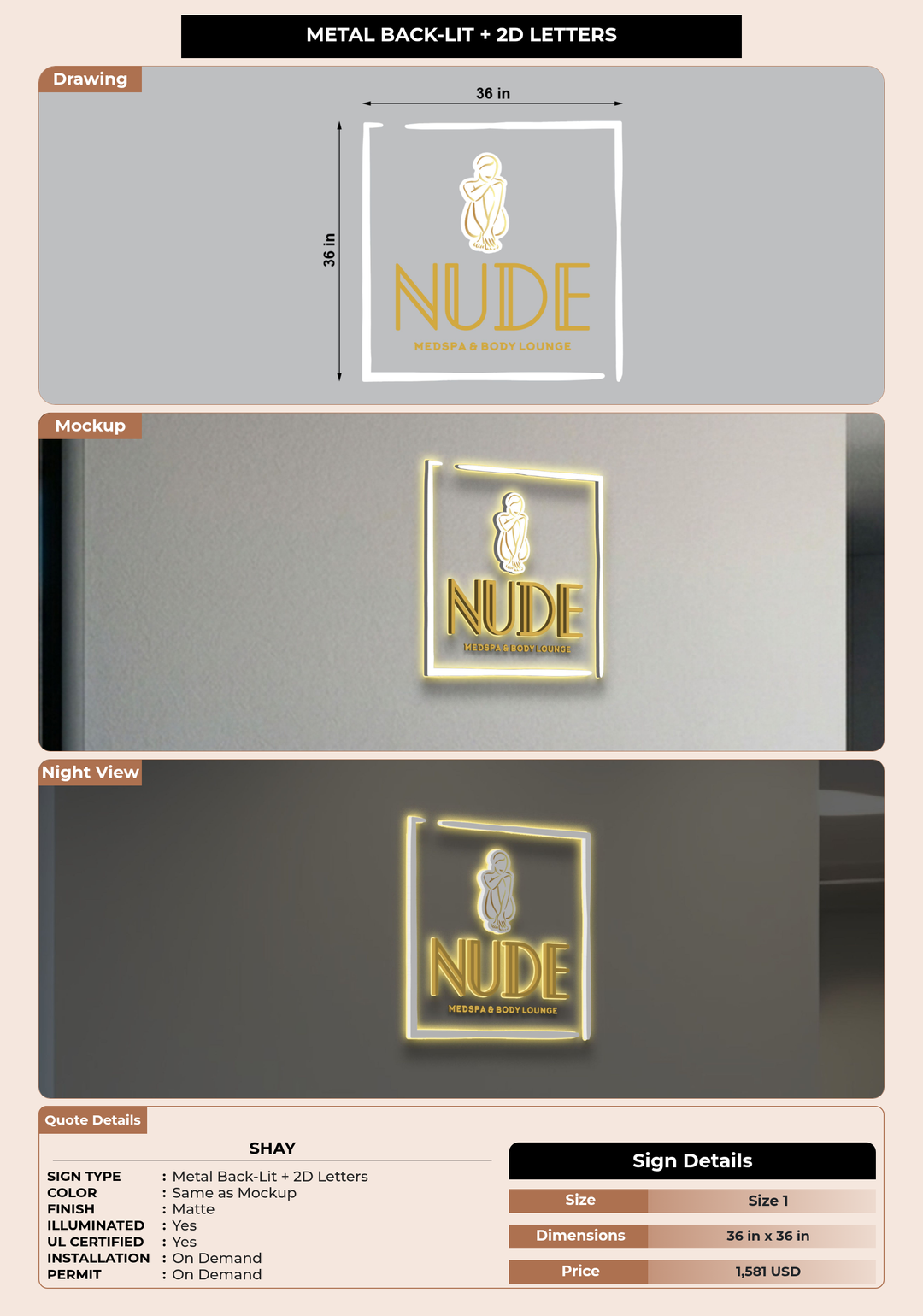 CUSTOM MOCKUP SIGN FOR Shay