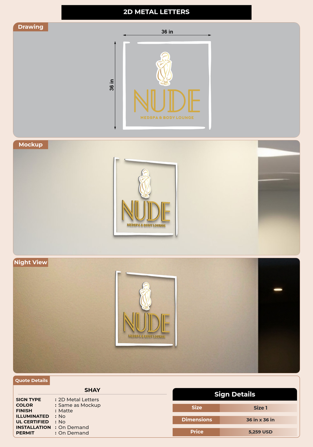 CUSTOM MOCKUP SIGN FOR Shay