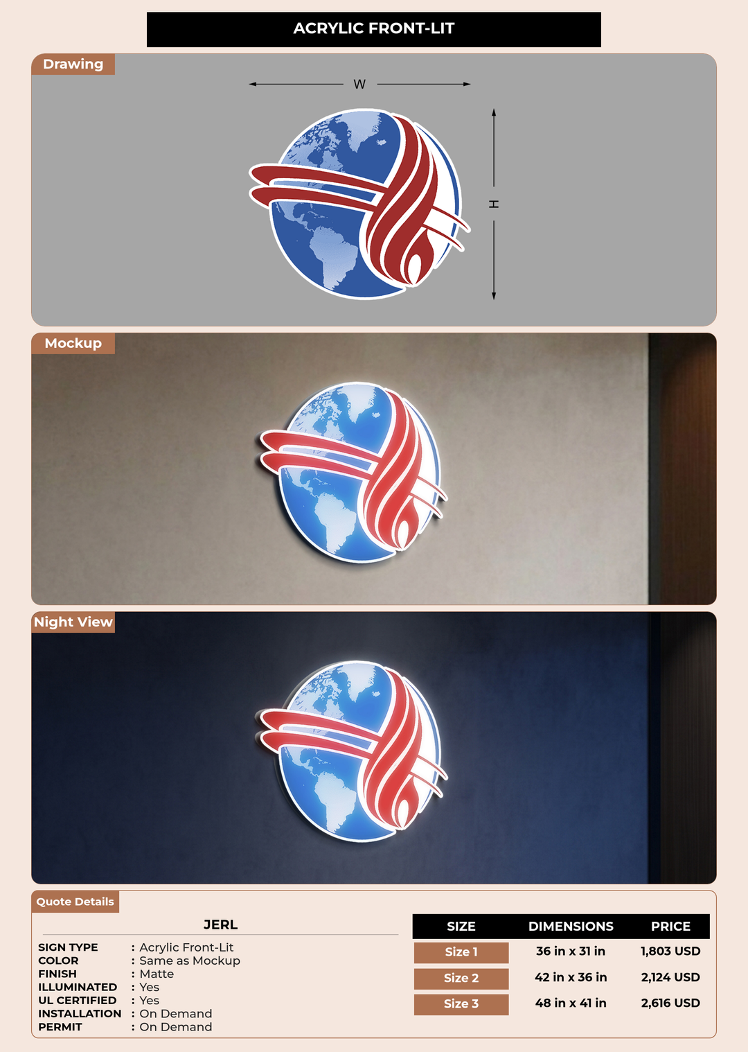 CUSTOM MOCKUP SIGN FOR Jerl