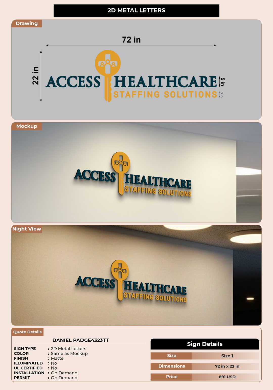 CUSTOM MOCKUP SIGN FOR Daniel Padge4323tt