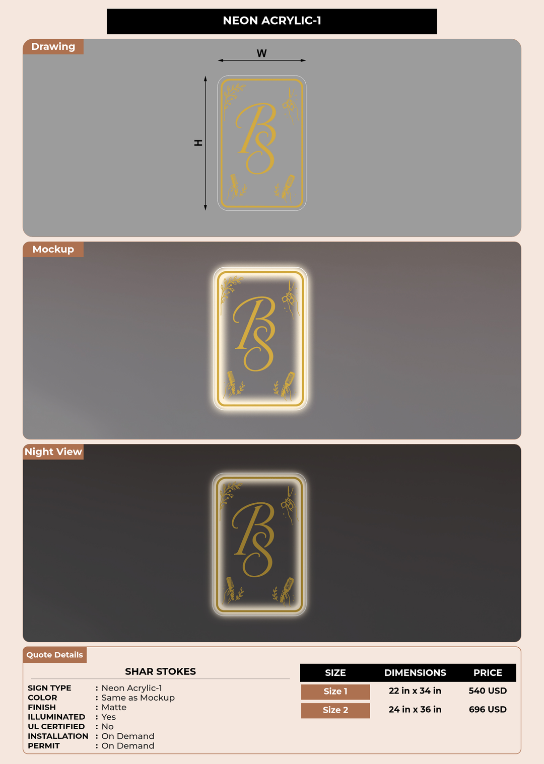 CUSTOM MOCKUP SIGN FOR Shar Stokes