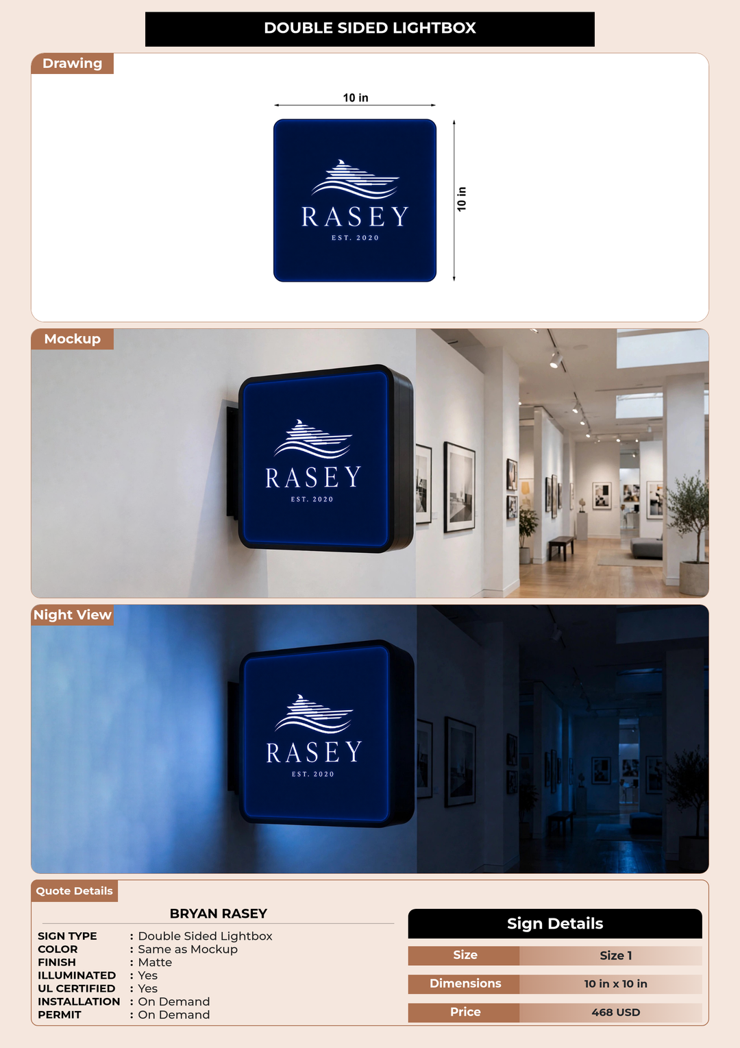 CUSTOM MOCKUP SIGN FOR Bryan Rasey